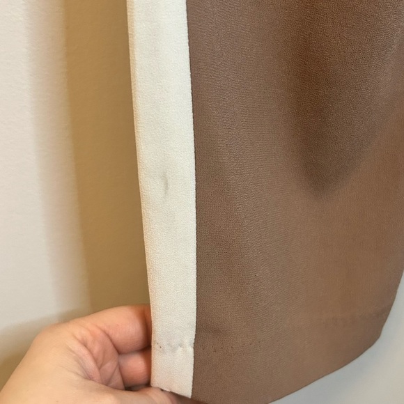 Aritzia Babaton | Lightweight Conan Pant | Nutmeg with white stripe | Size 6 - Picture 11 of 13